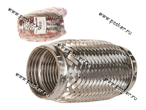 Гофра глушителя 64x100 Garde 3х слойная Interloсk G64100