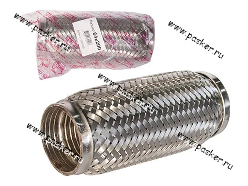 Гофра глушителя 64x200 Garde 3х слойная Interloсk G64200