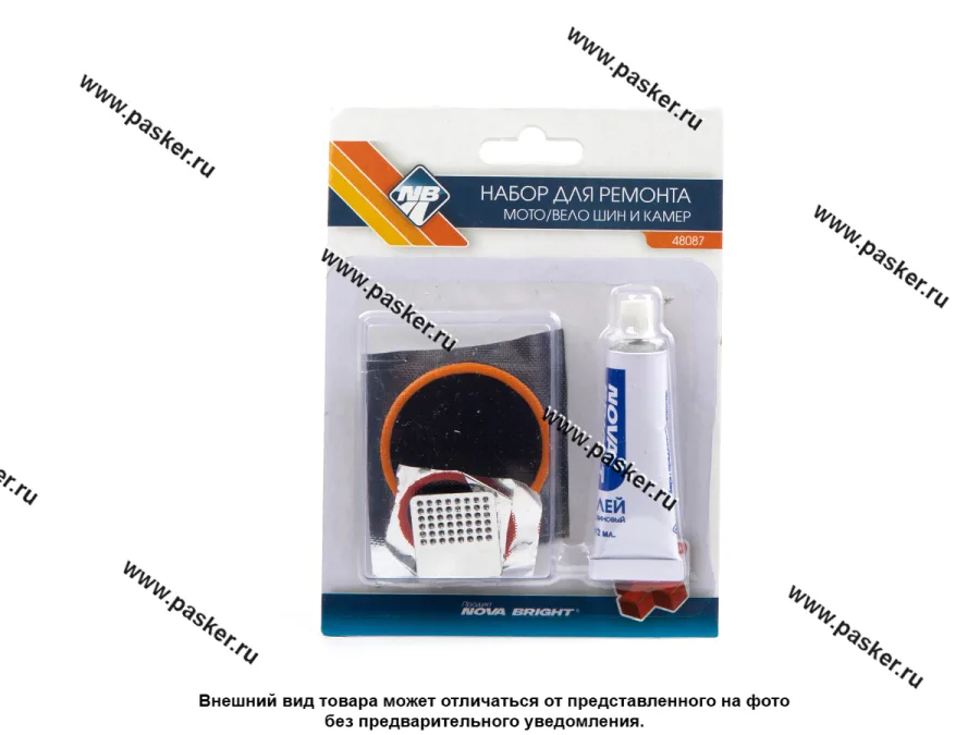 Ремкомплект для ремонта камер Nova Bright 48087