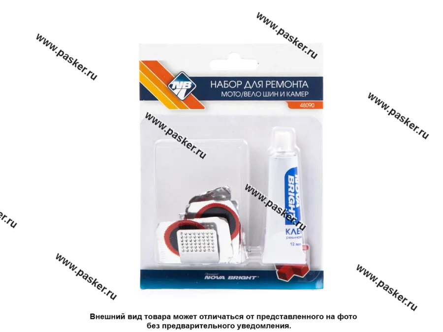 Ремкомплект для ремонта камер Nova Bright 48090