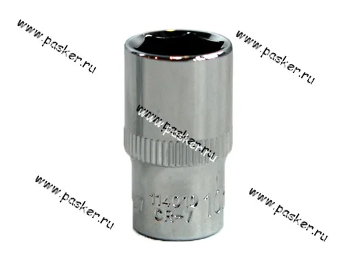 Головка торцевая 10 1/4 короткая 6-гранная OMBRA 114010