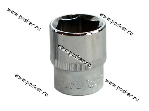 Головка торцевая 13 1/4 короткая 6-гранная OMBRA 114013