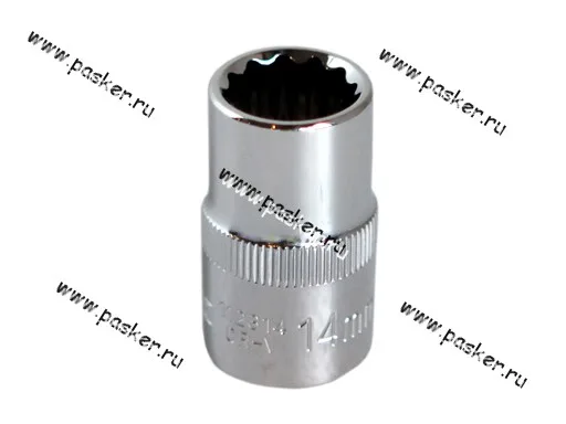 Головка торцевая 14 1/2 короткая 12-гранная OMBRA 112314