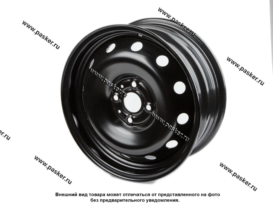 Диск колесный 15/6J/4*100/ET46/d54,1 Magnetto Hyundai Solaris KIA Rio 2011- черный 15003 AM