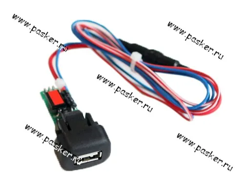 Зарядка для моб тел USB кнопка 2113-150, 1118 Калина, 2123 Chevrolet Niva