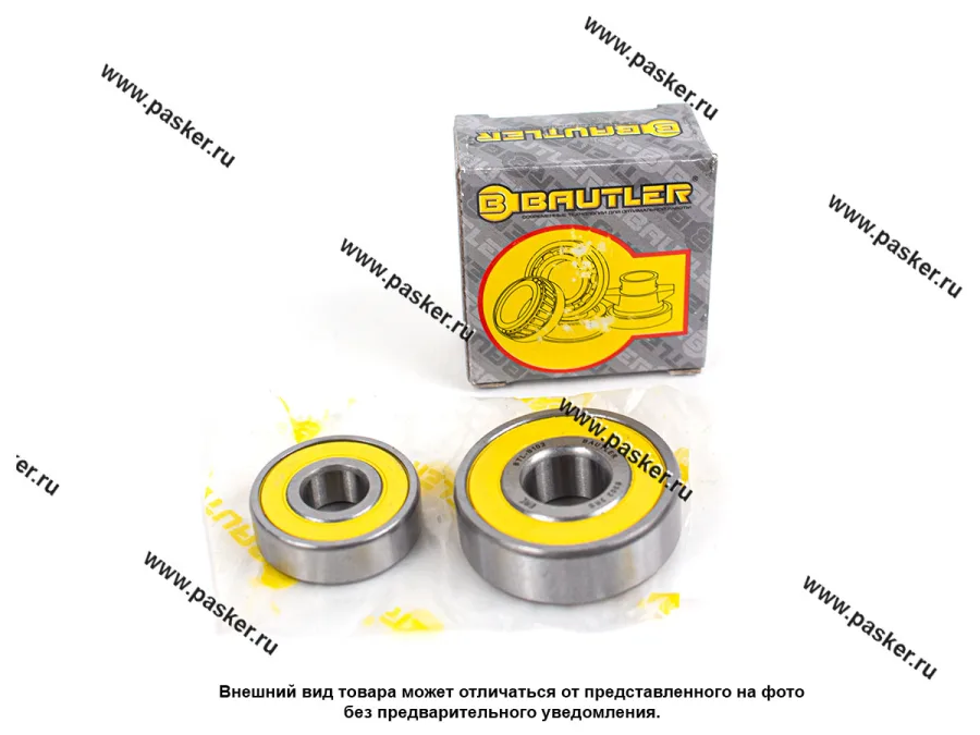 Подшипник генератора 2101-08 ОКА Таврия BAUTLER комплект 180302 6302 2rs/180201 6201 2rs BTL-K101