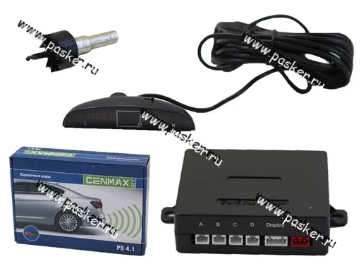 Парковочный радар Cenmax PS-4.1 черный 4 датчика