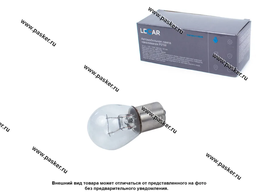 Лампа 12V21W BA15s LECAR