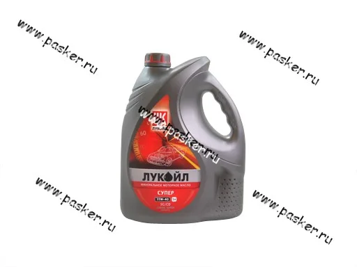 Масло Лукойл 15W40 Супер API SG/CD 5л мин