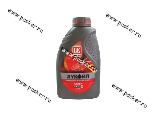 Масло Лукойл 15W40 Супер API SG/CD 1л мин