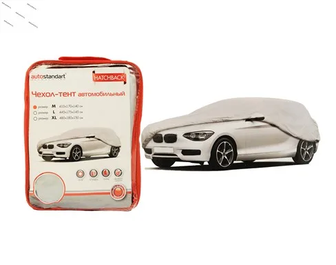 Тент на авто 410x170x140 AUTOSTANDART 102121 хэтчбэк