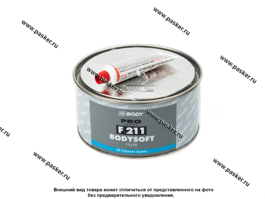 Шпатлевка HB BODY SOFT F211 полиэфирная 1800гр с отвердителем