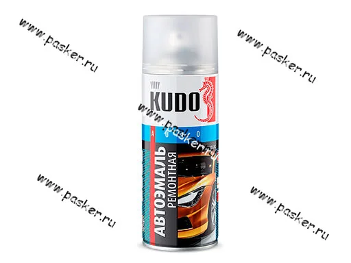Краска 640 Серебристая металлик KUDO 520мл аэрозольная