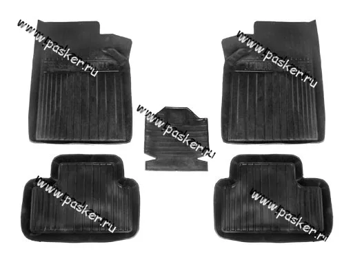 Коврики 2108-099,2114-15 резиновые AgateK
