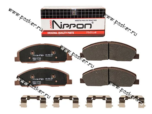Колодки тормозные Газель NEXT передние Allied Nippon ADB 0796