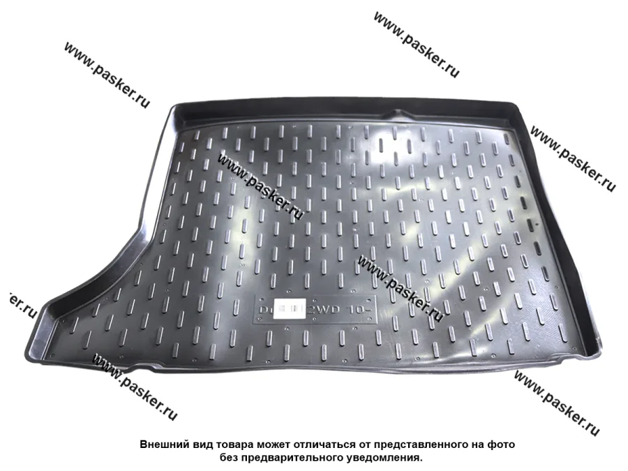 Коврик в багажник Renault Duster HSA/M 10-15, 2WD 15- пластик Comfort