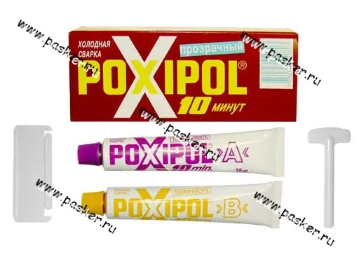 Холодная сварка POXIPOL двухкомп прозрачная 70мл 10мин