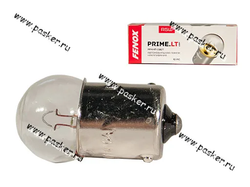 Лампа 12V5W BA15s FENOX B1500 [упаковка 10 шт.]
