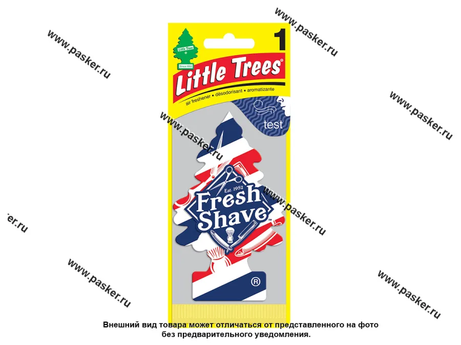 Ароматизатор LITTLE TREES Елочка барбершоп