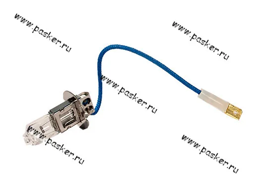 Лампа галоген 12V H3 55W Pk22s Philips Vision +30% яркости 12336PRC1