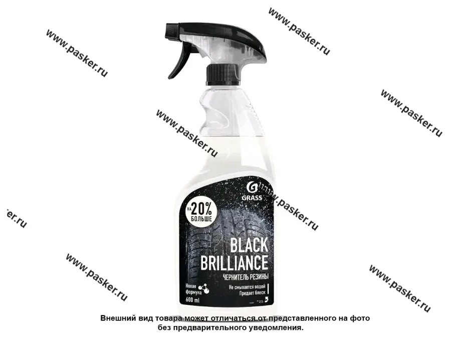 Полироль шин GraSS Black brilliance восстановитель блеска резины 600мл 110399