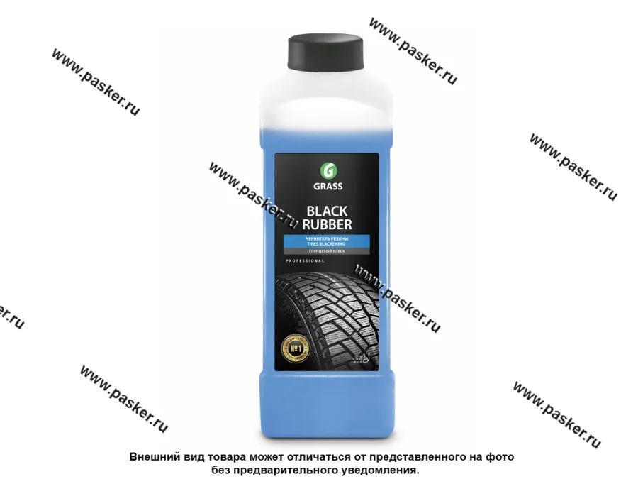 Полироль шин GraSS Black Rubber восстановитель блеска резины 1л 121100