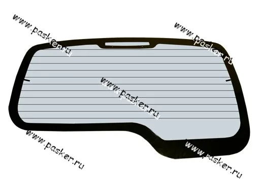 Стекло заднее 2123 Chevy Niva КМК GLASS с электрообогревом VAZS0072