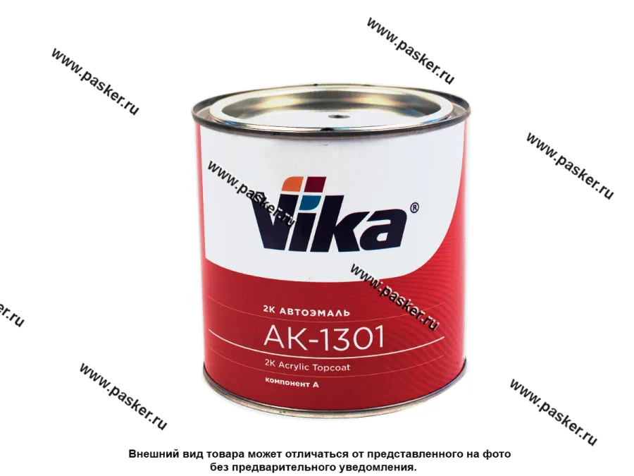 Краска 601 Черная Vika АК1301 Акрил 0,8кг