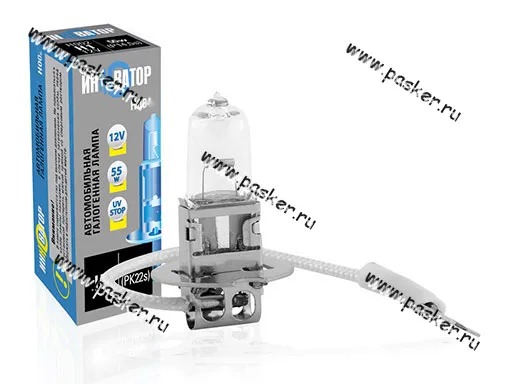 Лампа галоген 12V H3 100W Pk22s Новатор/Инноватор ИН003