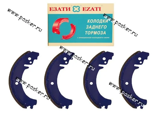 Колодки тормозные 2101-07 2121-213 2123 Chevrolet Niva задние Егорьевский АТИ