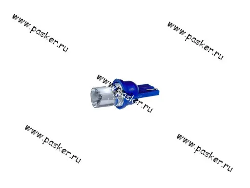 Лампа светодиод 12V5W W2.1x9.5d Nord YADA 1LED синяя