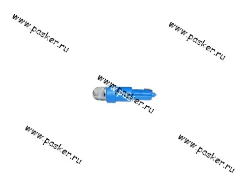 Лампа светодиод 12V1.2W W2x4.6d Nord YADA 1LED синяя