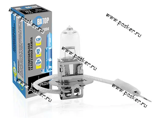 Лампа галоген 12V H3 55W Pk22s Новатор/Инноватор ИН004
