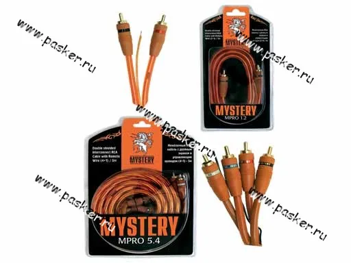 Кабель RCA 2-х канальный 5м двойной экран MYSTERY MPRO 5.2
