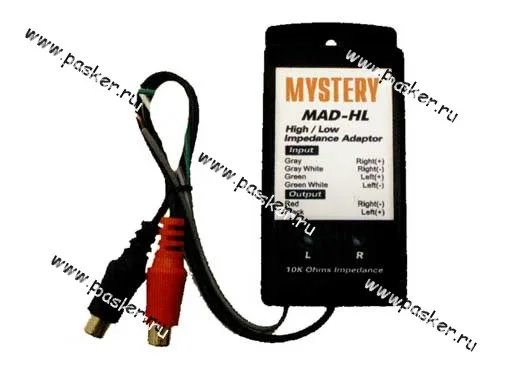 АУДИО Преобразователь акустических выходов в RCA MYSTERY MAD HL