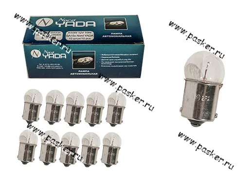 Лампа 12V10W BA15s Nord YADA