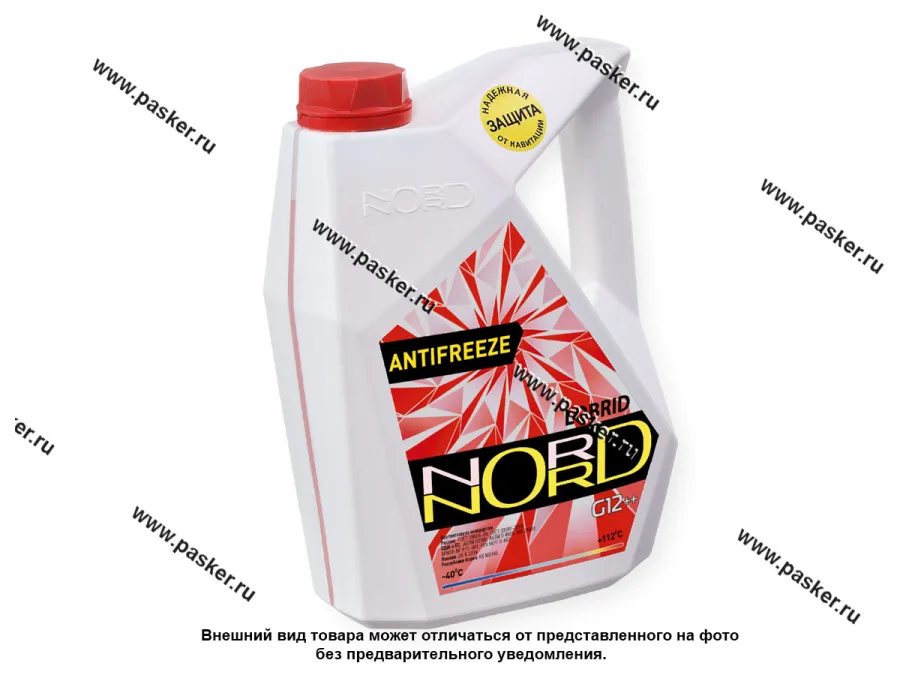 Антифриз NORD-40 G12++  5кг красный