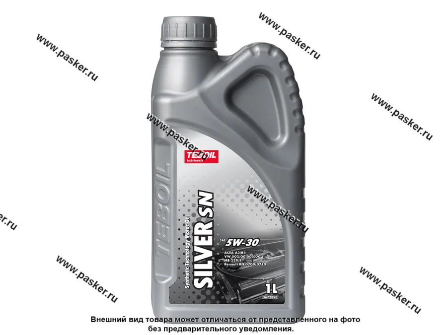 Масло TEBOIL  5W30 Silver SN API SN/CF ACEA A3/B4 1л п/с
