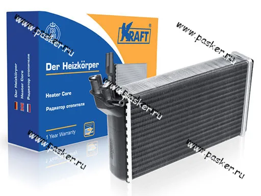 Радиатор печки 2110 KRAFT алюминиевый 104006