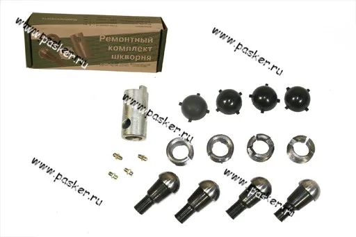Шкворень УАЗ 3160-2304019 Патриот Хантер  4шт. с ключом