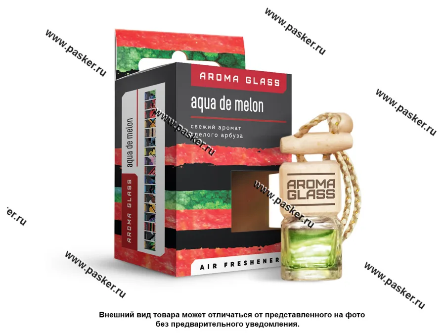 Ароматизатор FOUETTE Aroma Glass бутылочка 5мл aqua de melon AG-03