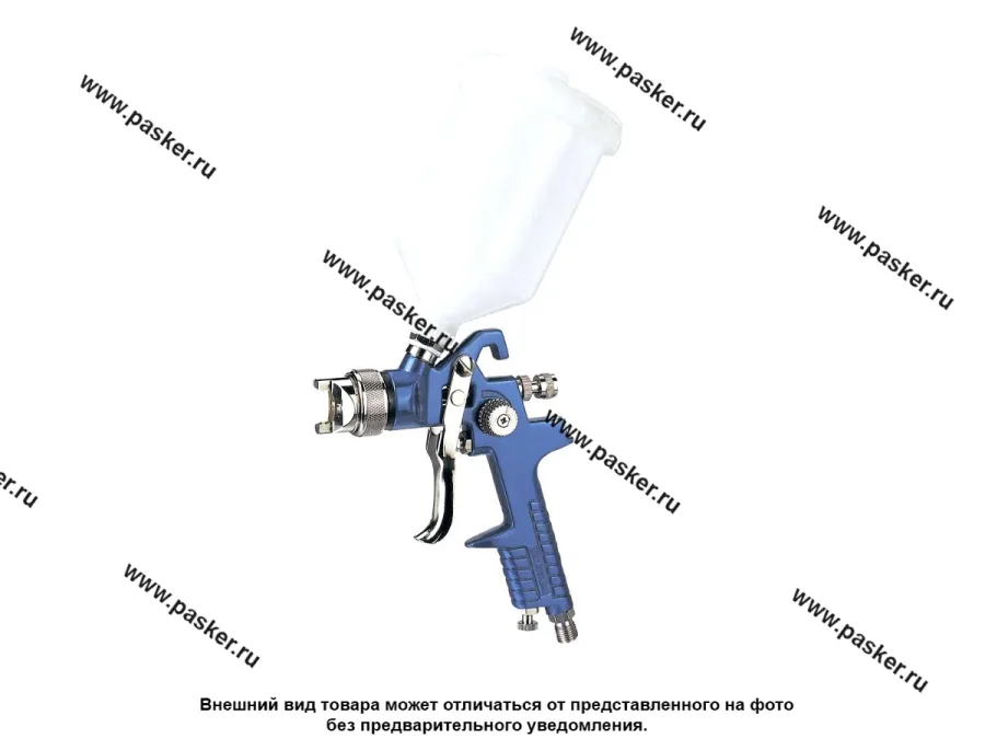 Краскопульт с верхним бачком 125мл сопло 1,0мм 250л/мин REMIX H-2000