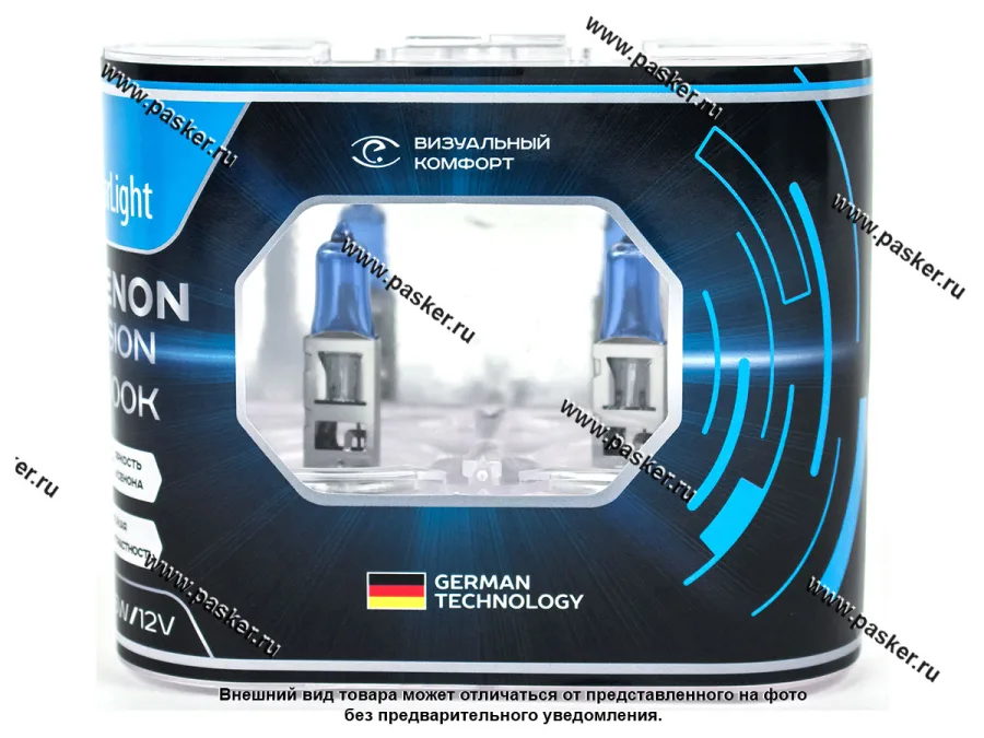 Лампа галоген 12V H1 55W P14.5s ClearLight XenonVision MLH1XV 6000К