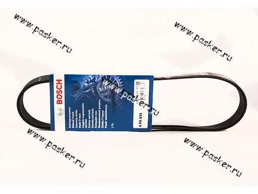 Ремень генератора 2108-099 2113-15 2110-12 BOSCH инж. 8-ми кл. 6РК698 034