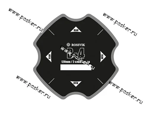 Пластырь корда диагональный Rossvik D-4 120мм