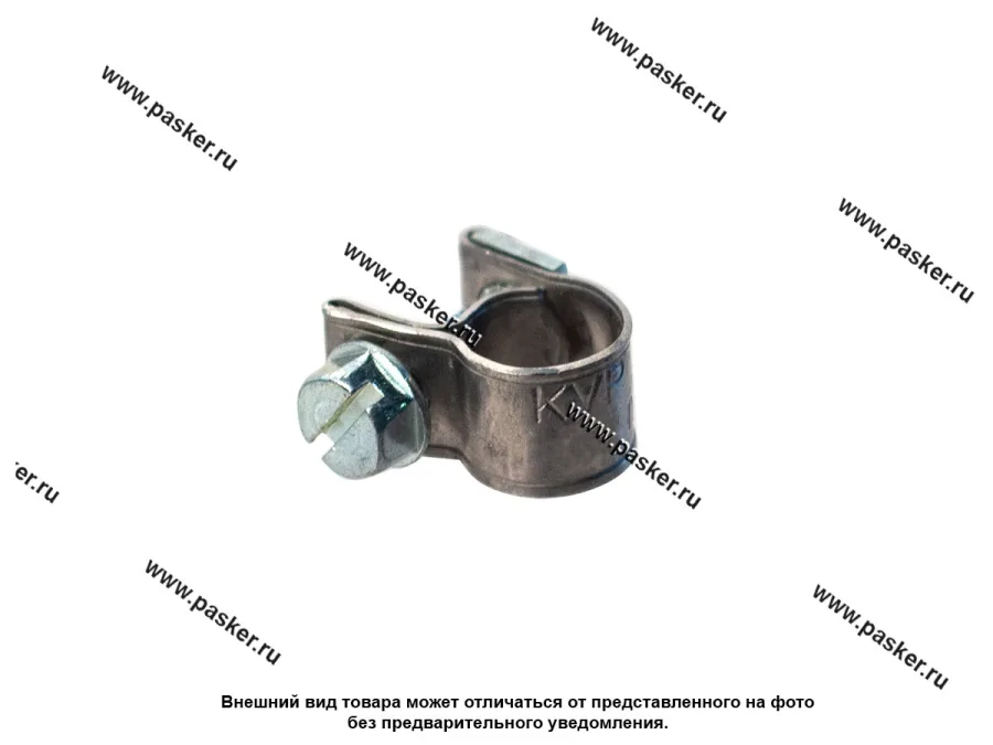 Хомут KVP Mini 7-9 W2 нержавейка [упаковка 20 шт.]