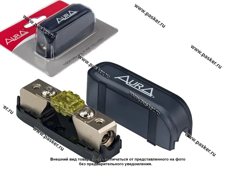 АУДИО Держатель предохранителя miniANL +100A никель