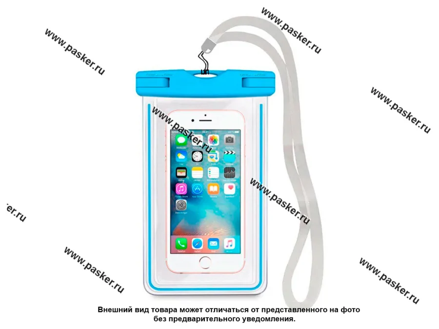 Чехол водонепроницаемый Devia Ranger Fluorescence Waterproof Bag - Blue