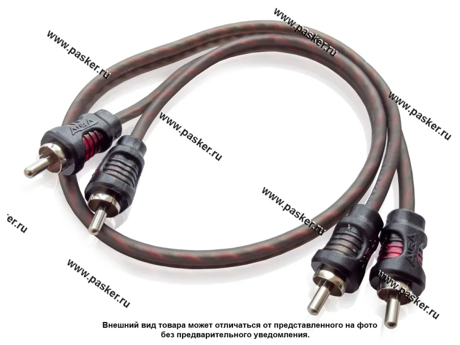 Кабель RCA 2-х канальный 0,5м витая пара AURA RCA-0205