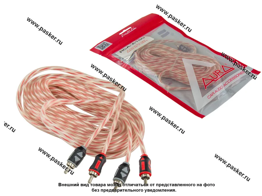 Кабель RCA 2-х канальный 5м витая пара AURA RCA-A150MKII
